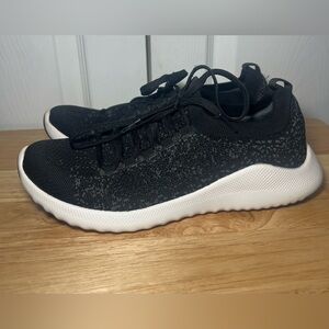 Aetrex Carly Women's Size 8.5 Black Orthotic Walking Arch Support Sneakers Shoes